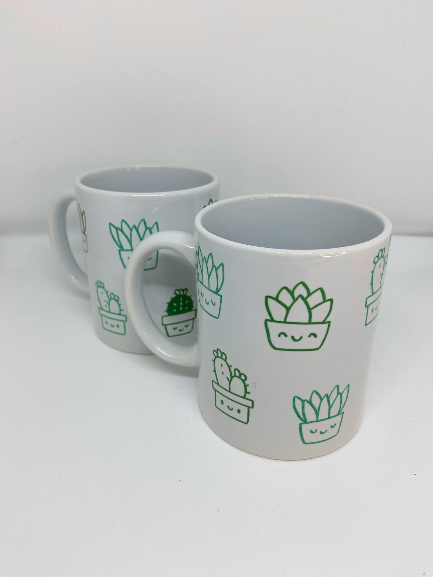 Kaffekrus med plantedesign