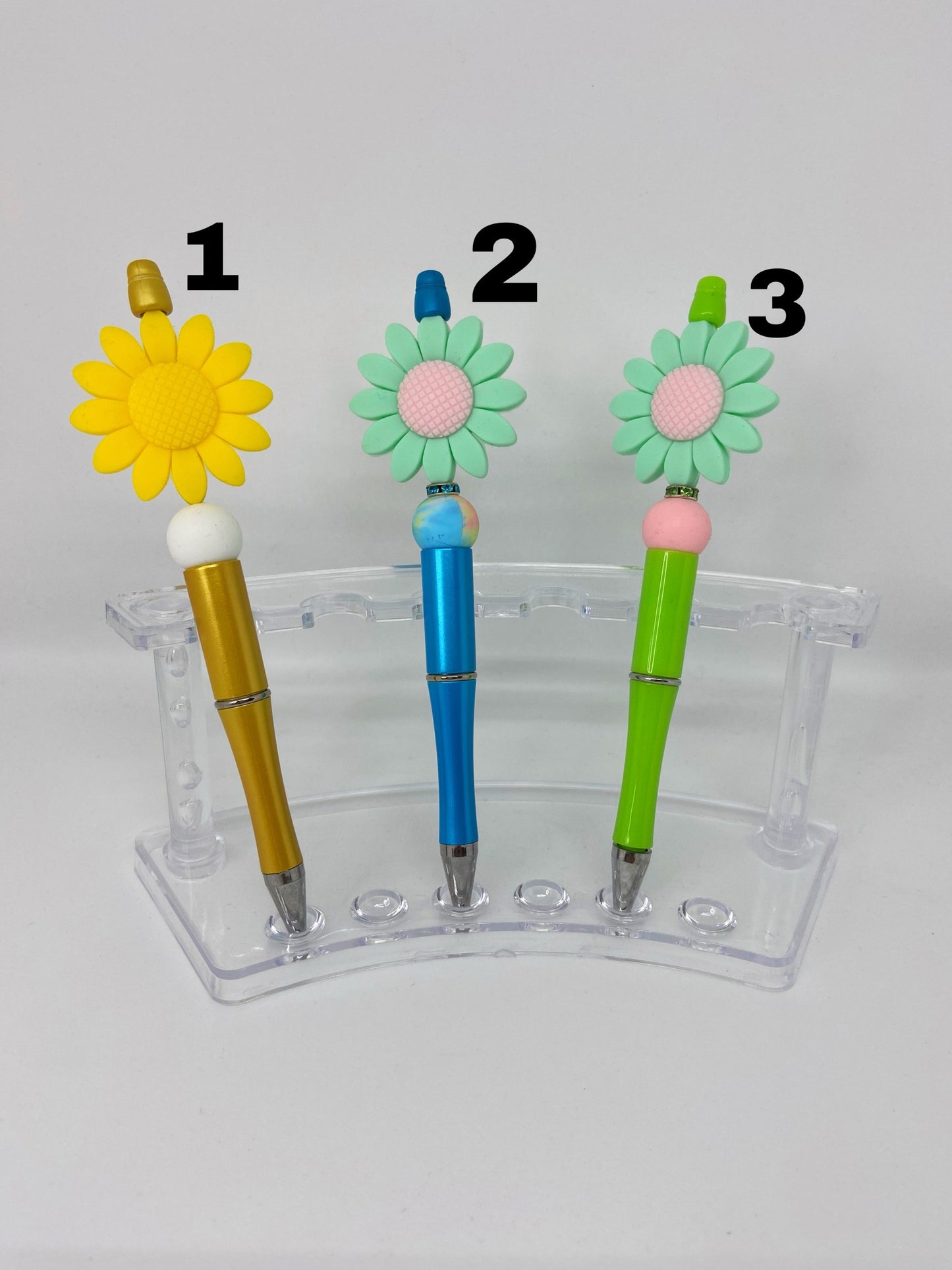 Perlekuglepenne - store blomster