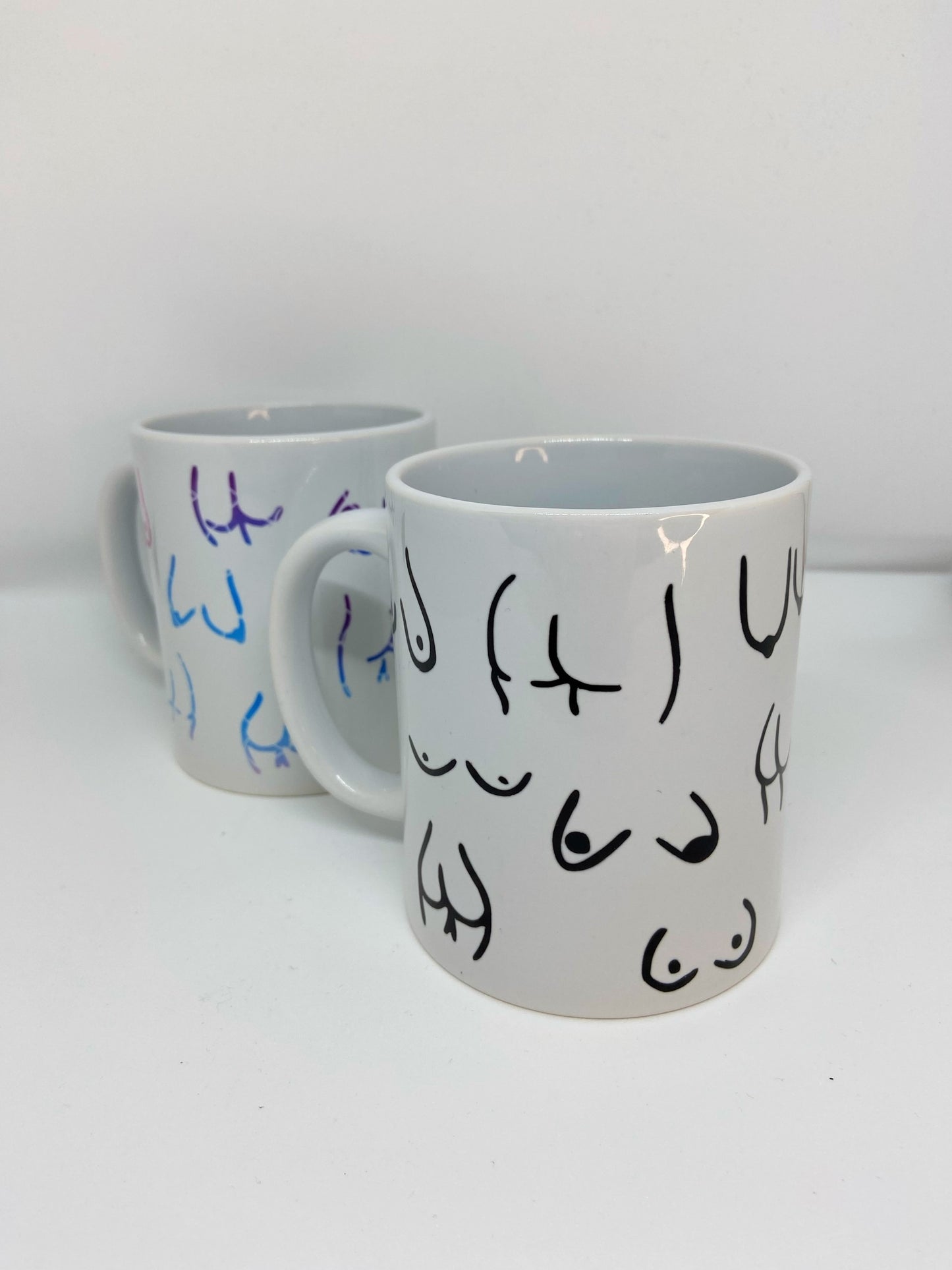 Kaffekrus med numser og bryster design
