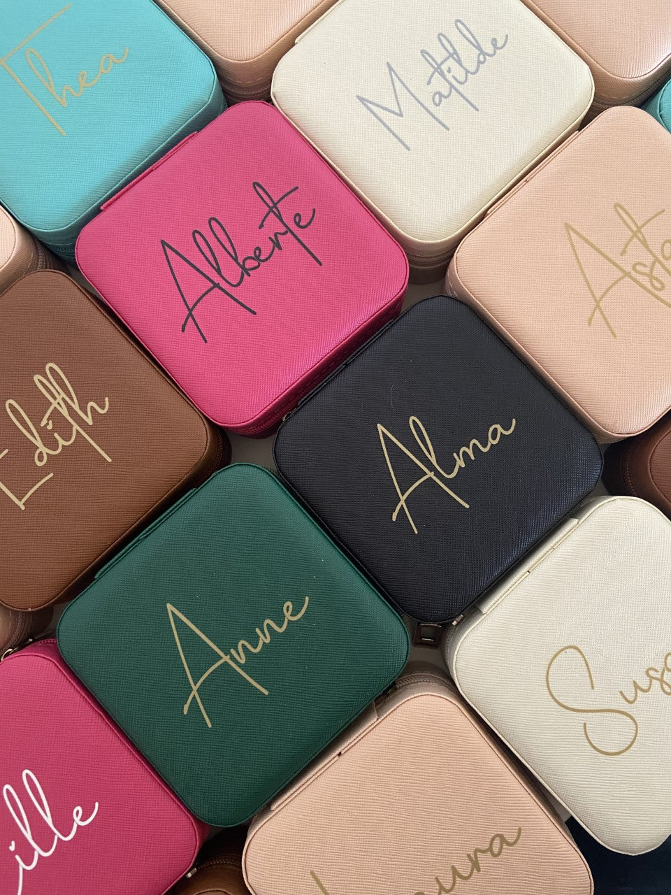 Personalized jewelry box with name