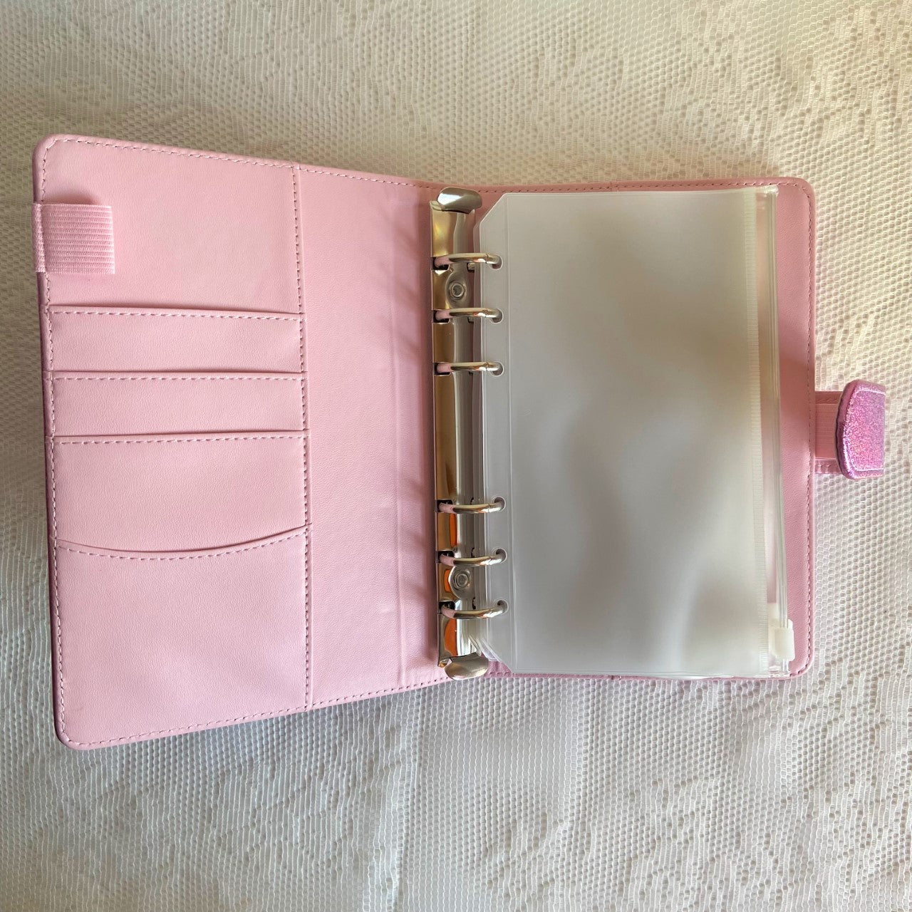 Personlig A6 Budget Binder med lommer