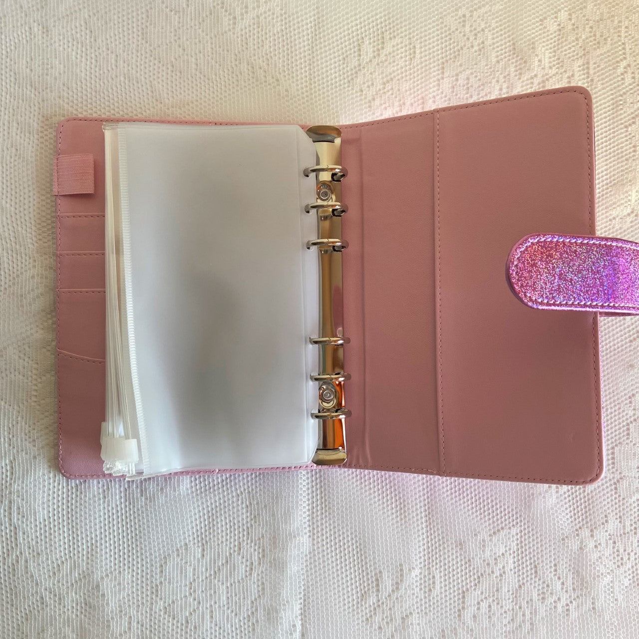 Personlig A6 Budget Binder med lommer