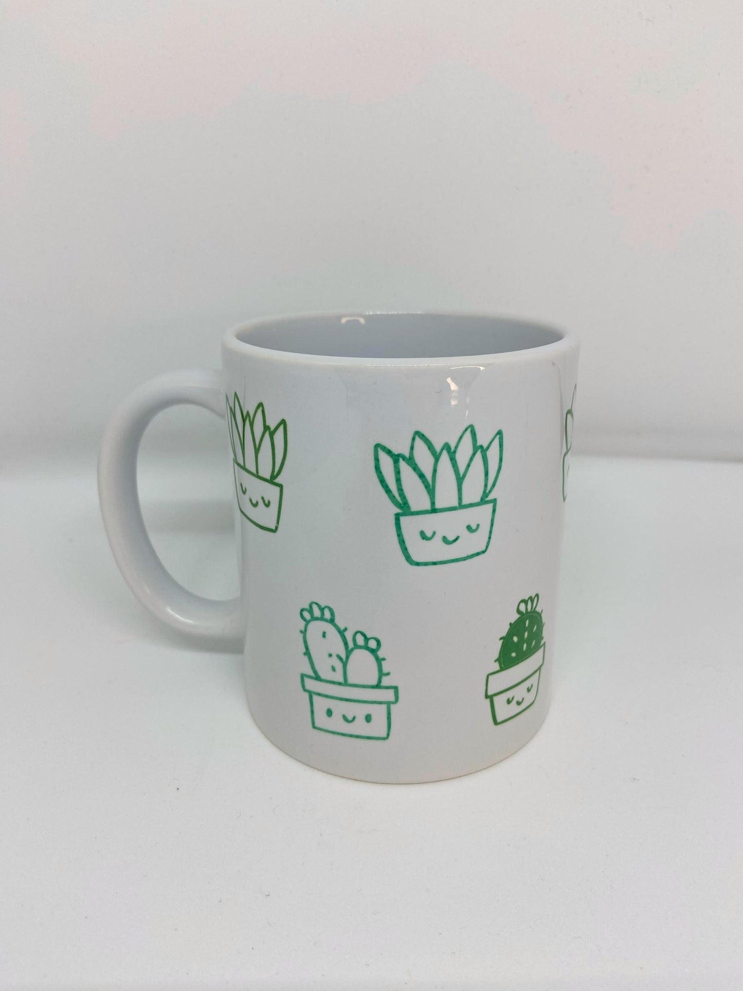 Kaffekrus med plantedesign