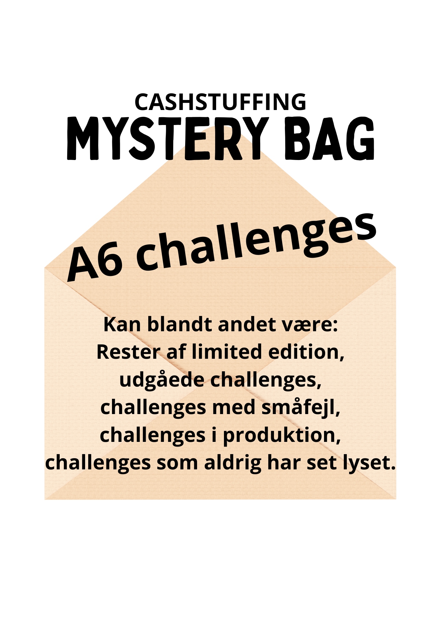 CASHSTUFFING CHALLENGES - Mystery bag