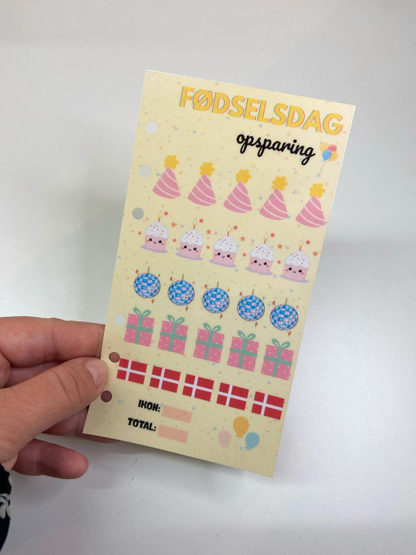FØDSELSDAG opsparing challenge