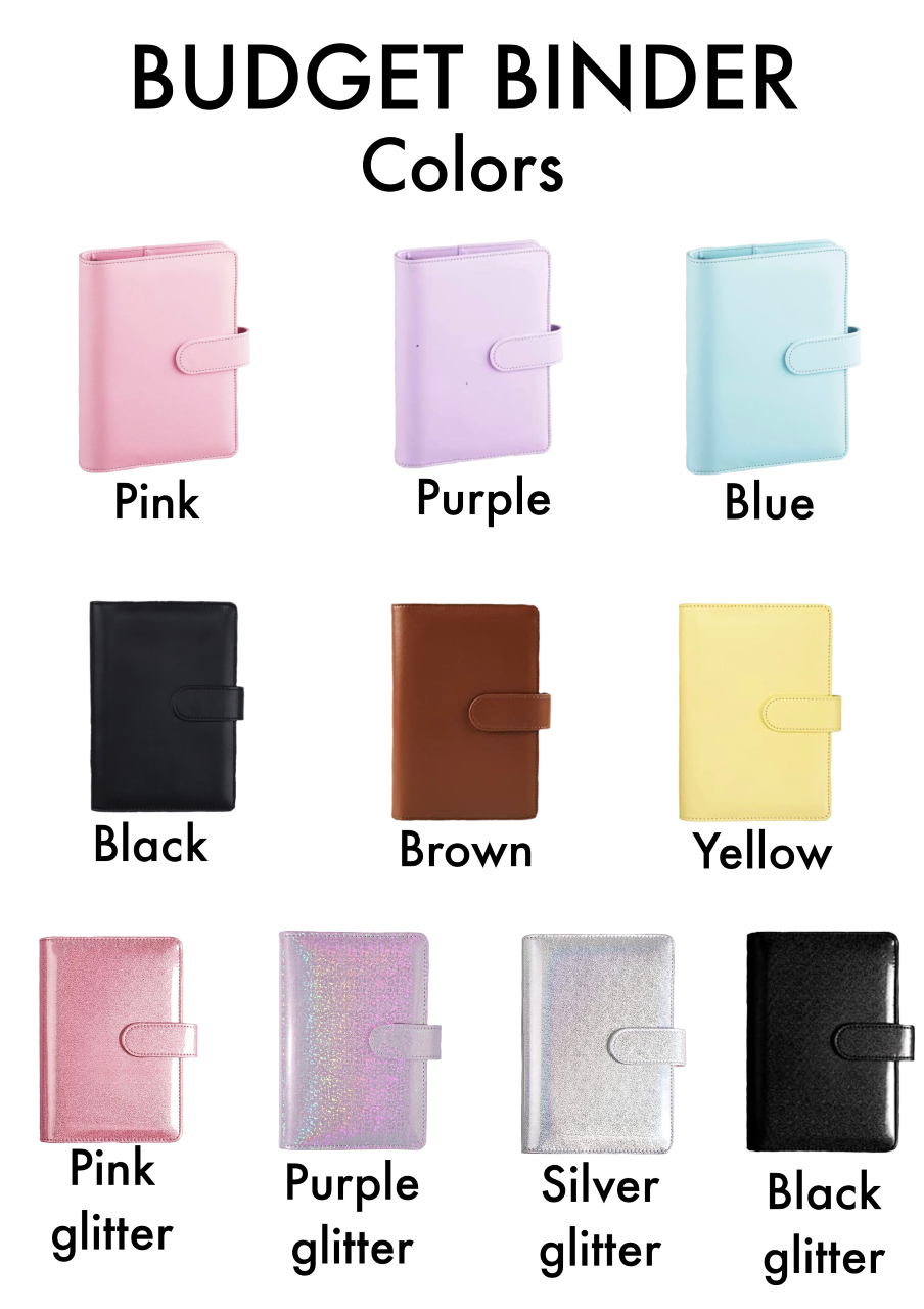 Personlig A6 Budget Binder med lommer