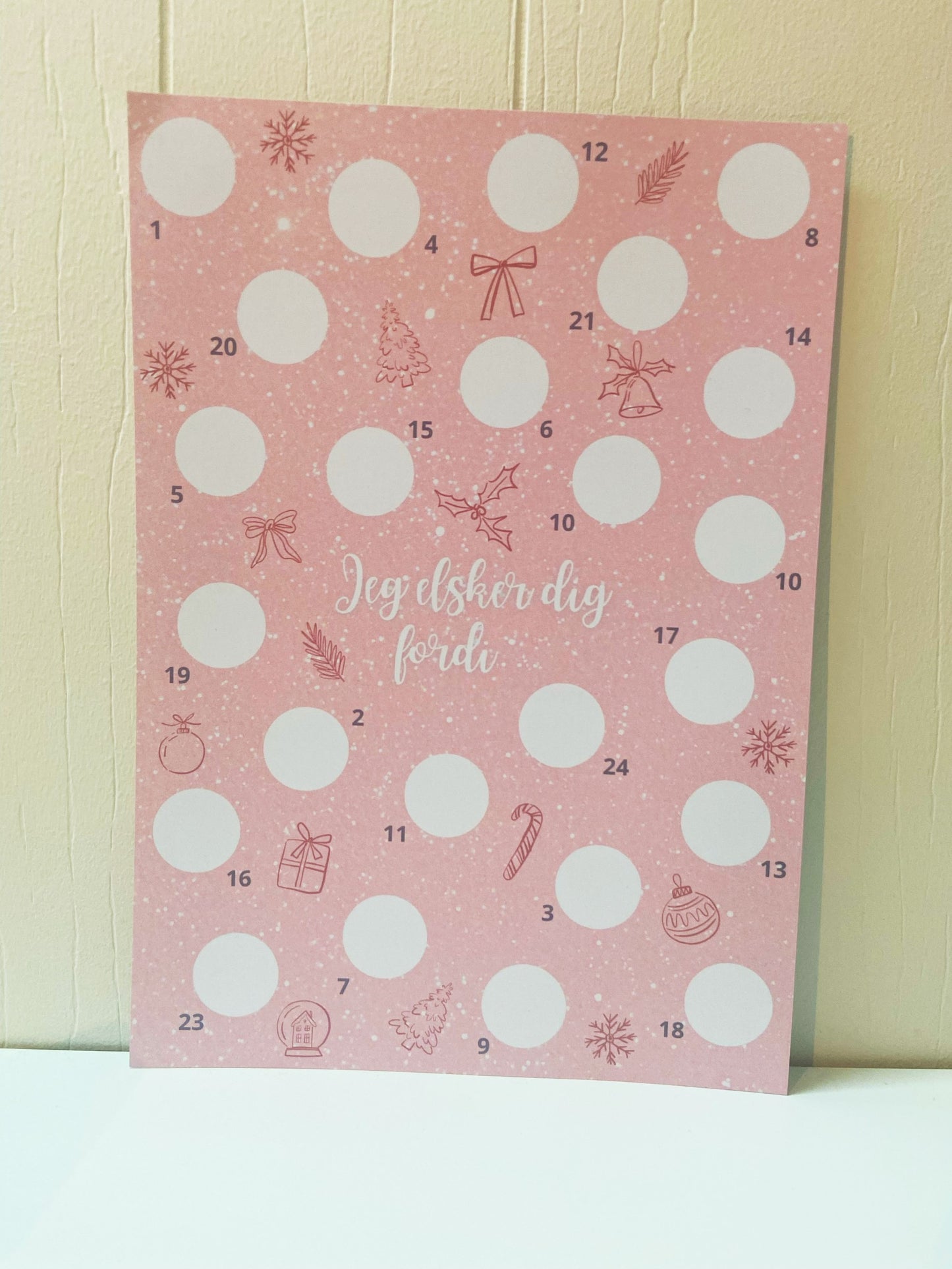 Skrabejulekalender - LAV SELV