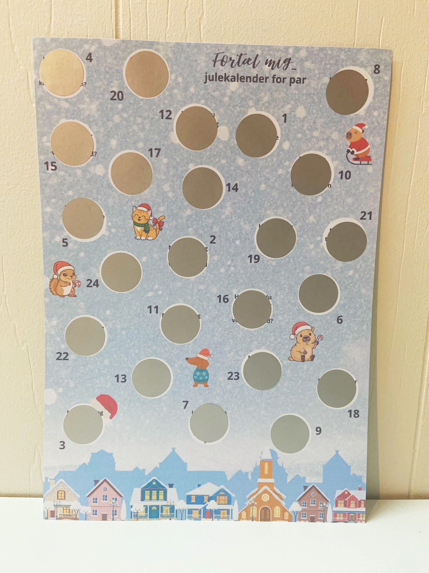 Skrabejulekalender - FOR PAR