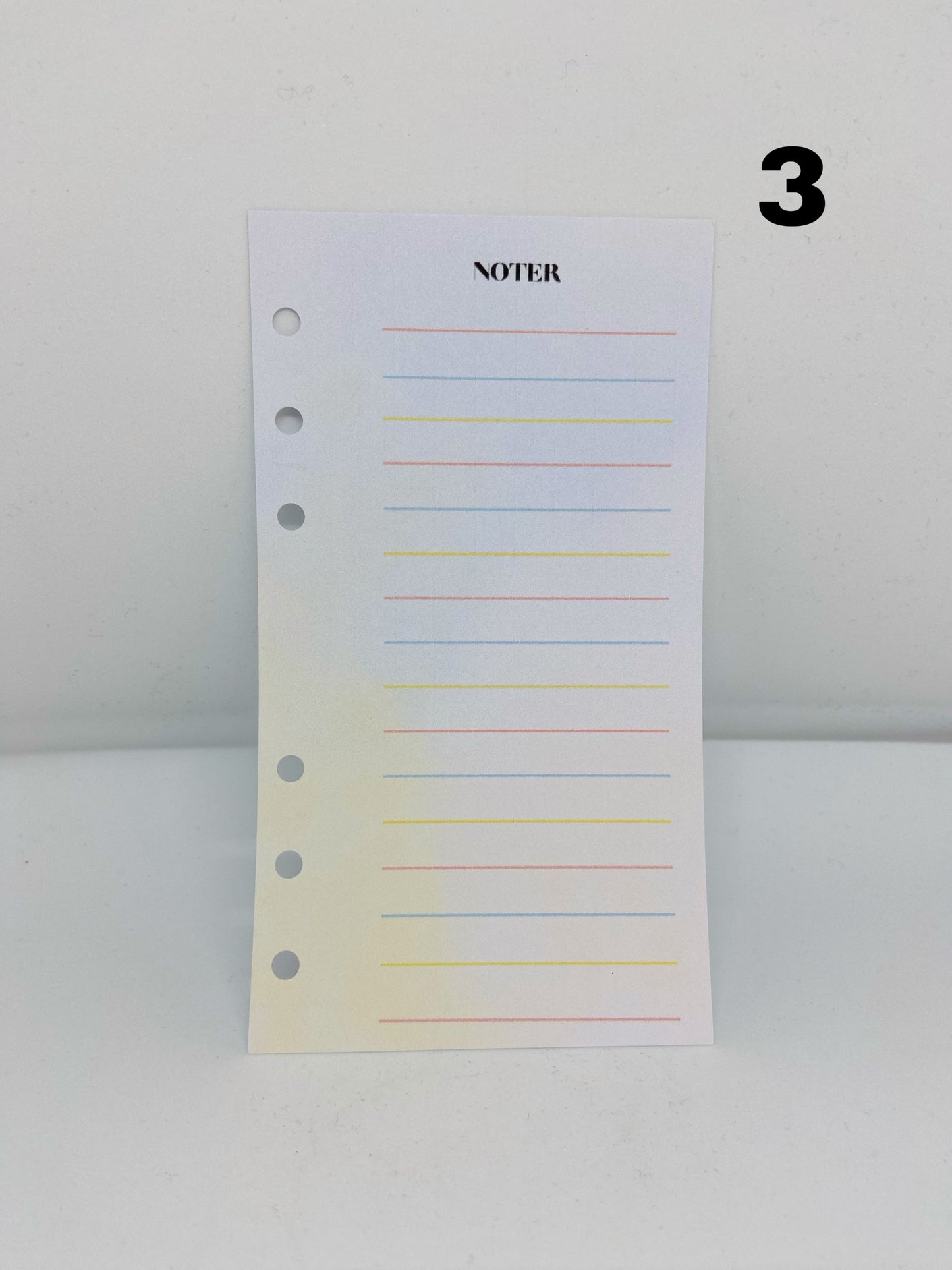 Noter ark til din budget binder