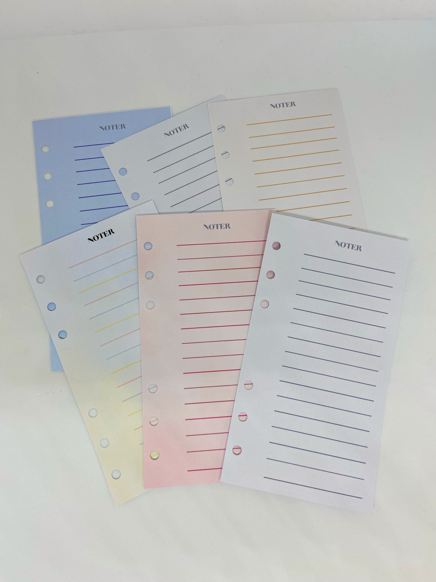Noter ark til din budget binder