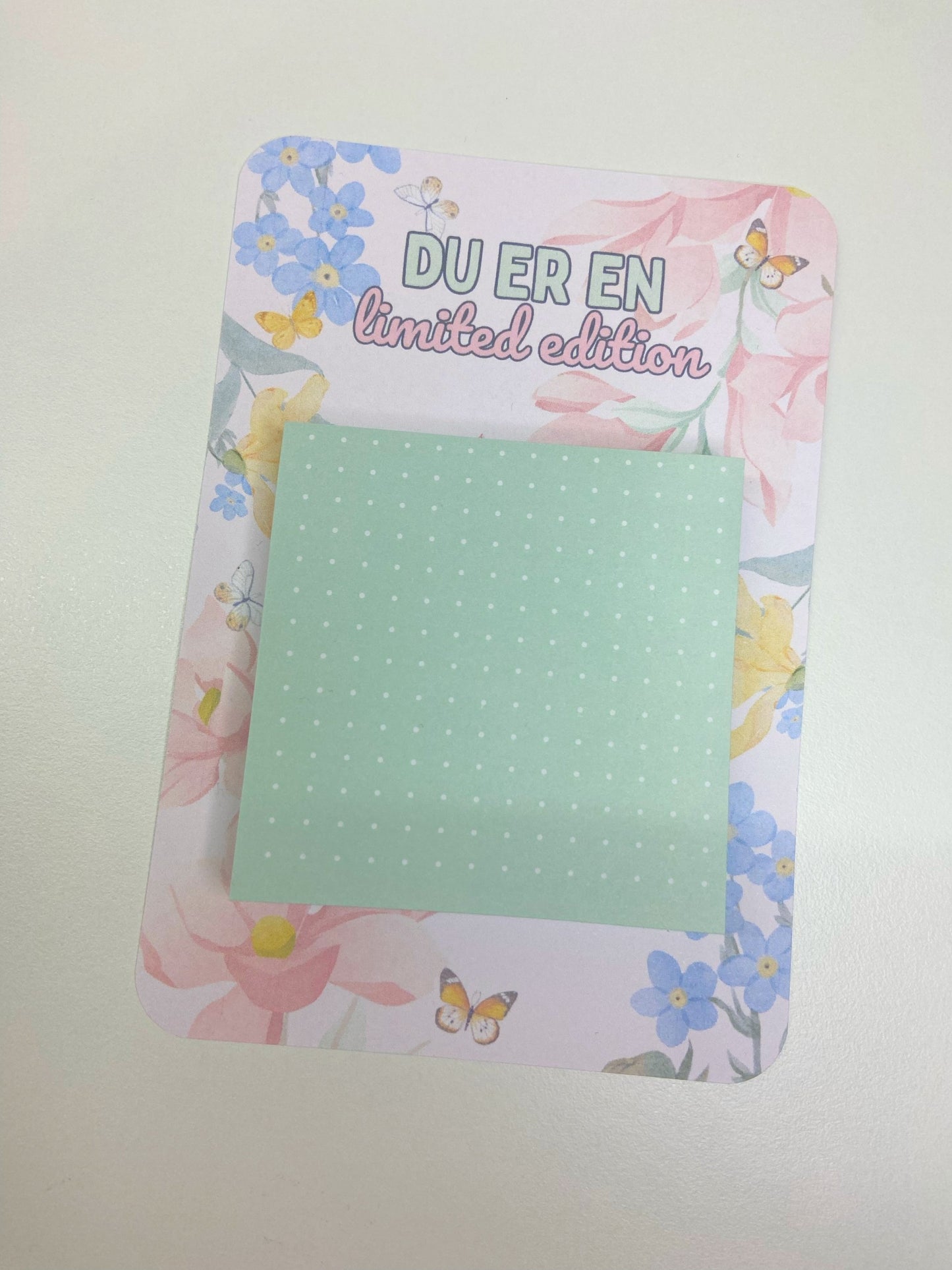 Notesblok med magnet