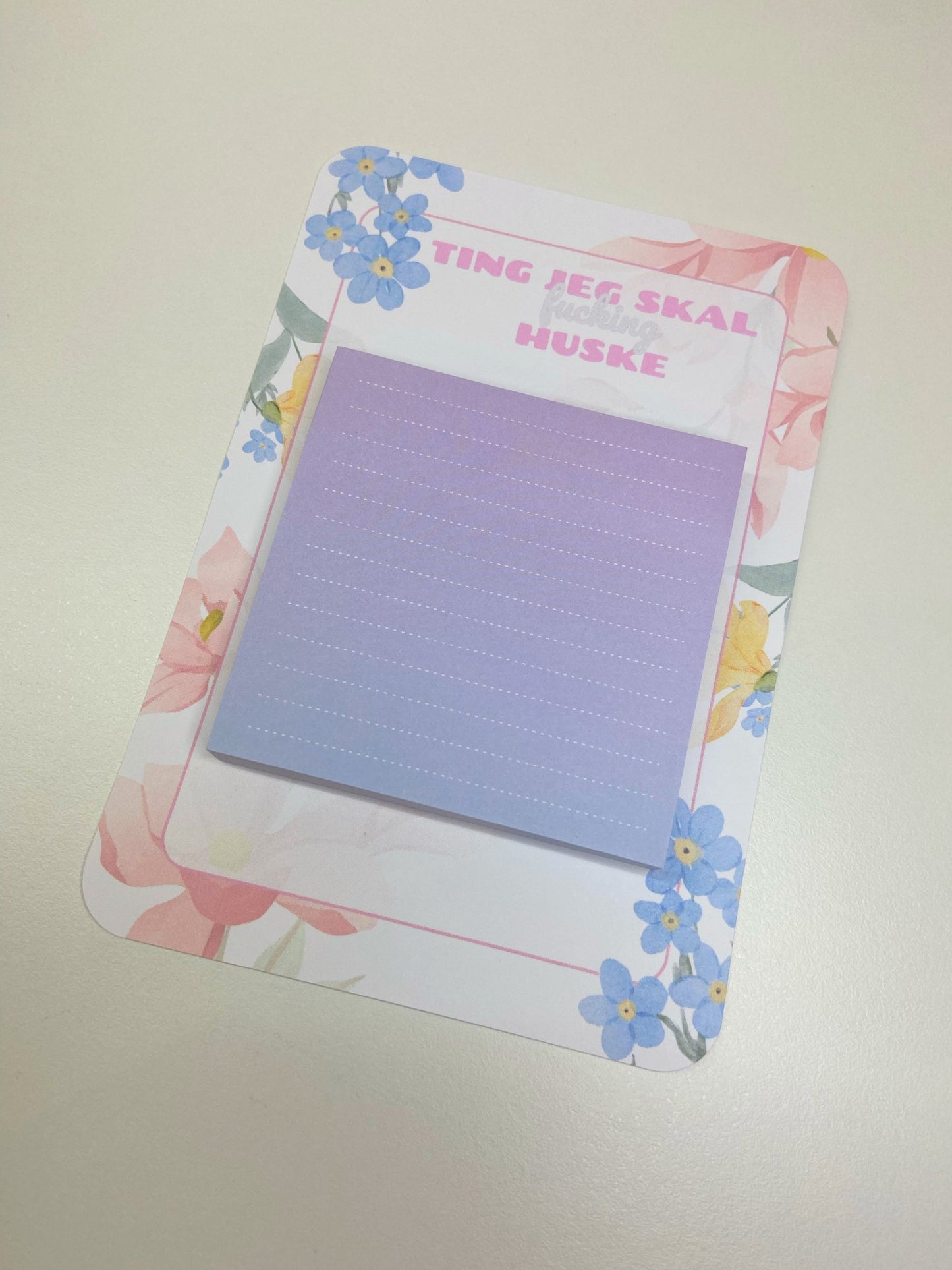 Notesblok med magnet