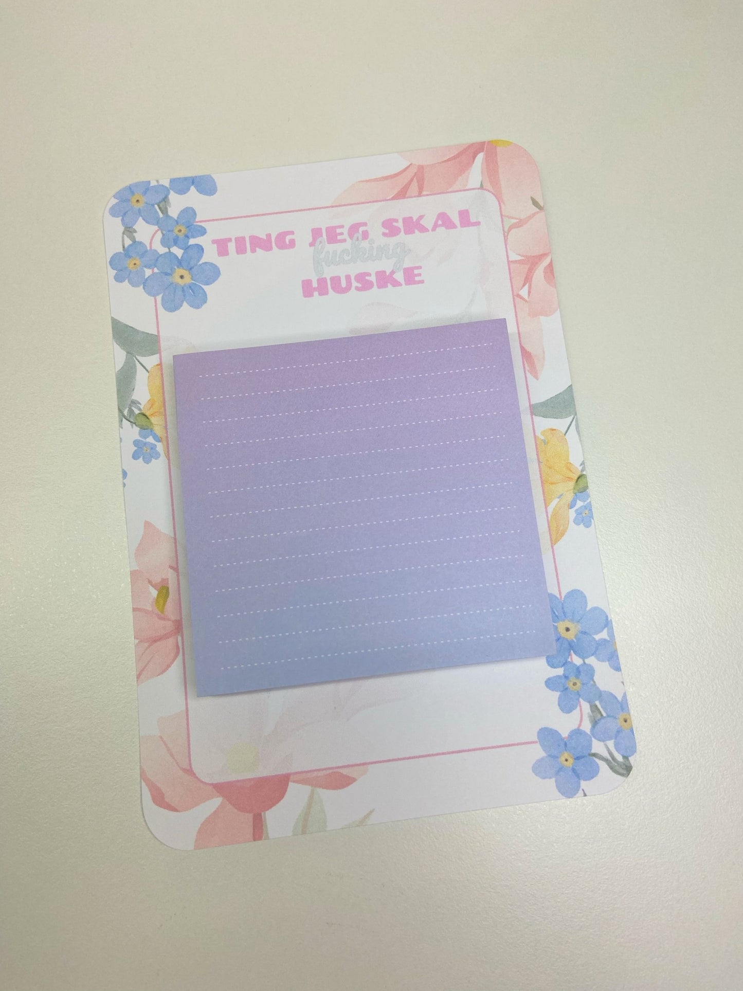 Notesblok med magnet