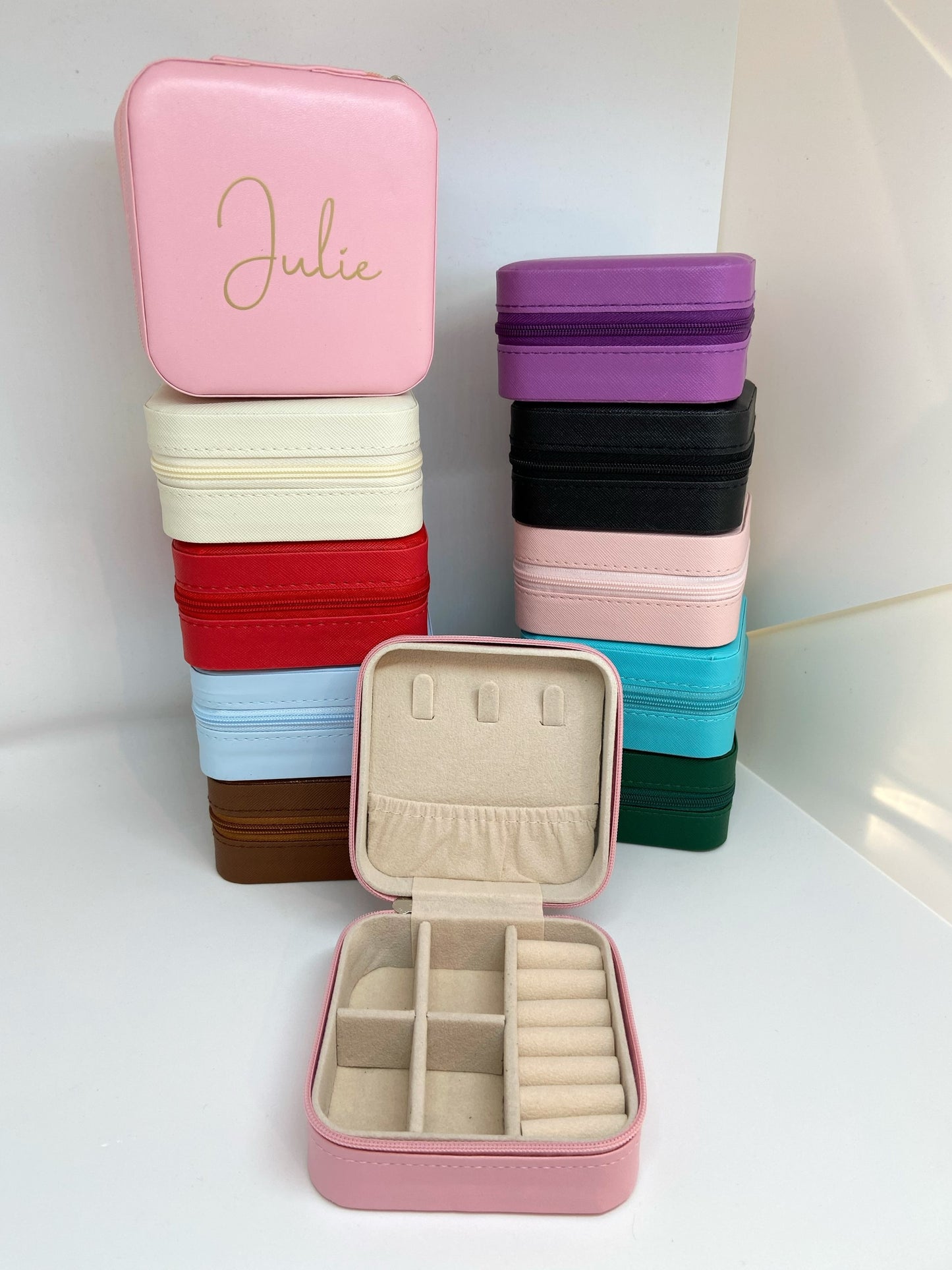 Personalized jewelry box with name