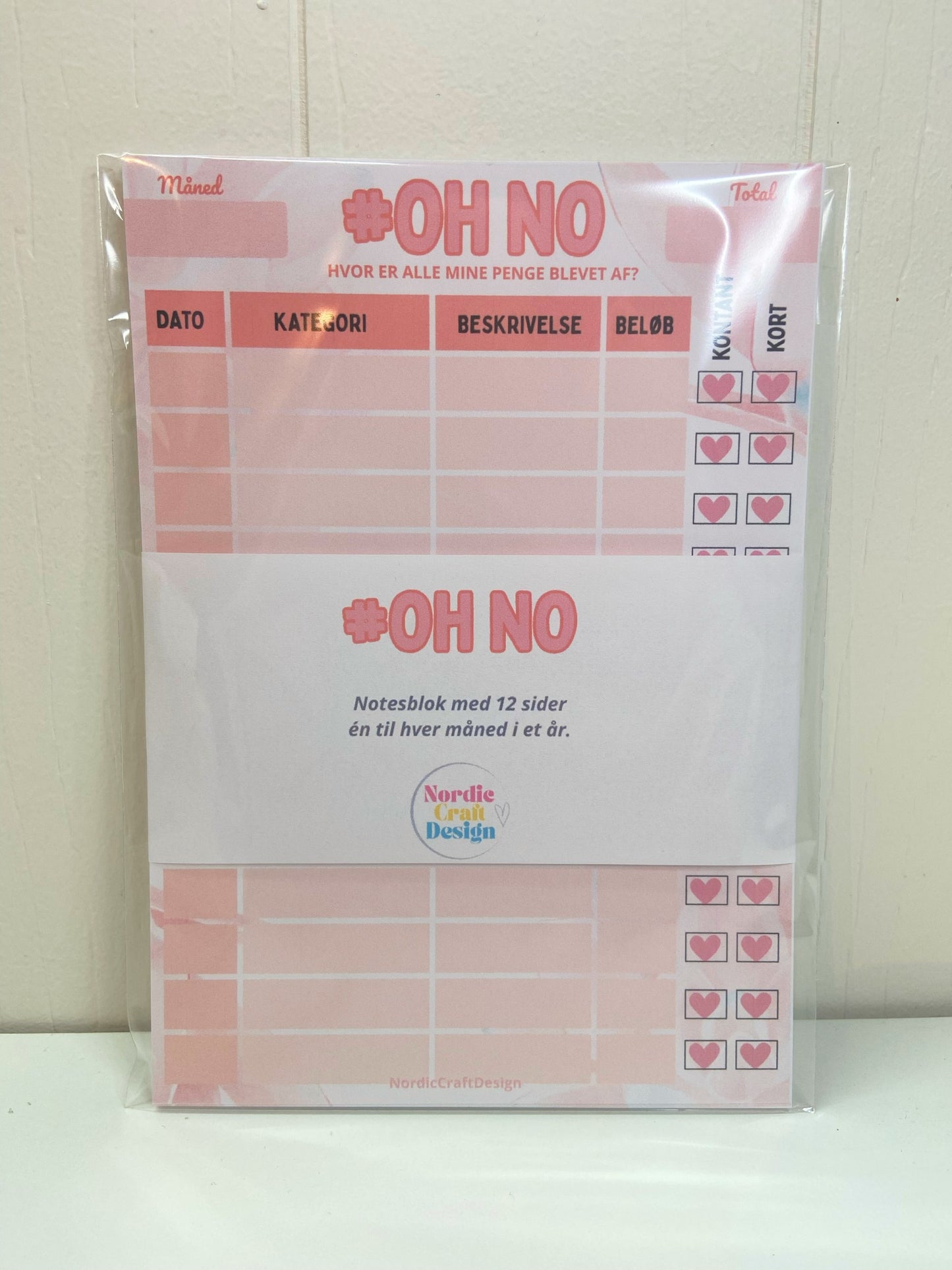 #OH NO - hvor er alle mine penge blevet af? notesblok
