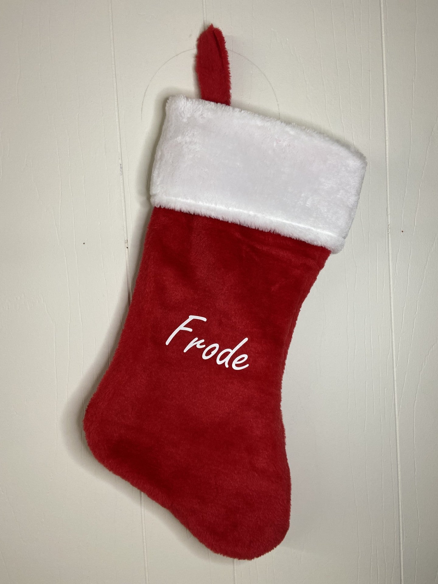 Personlig julesok med navn