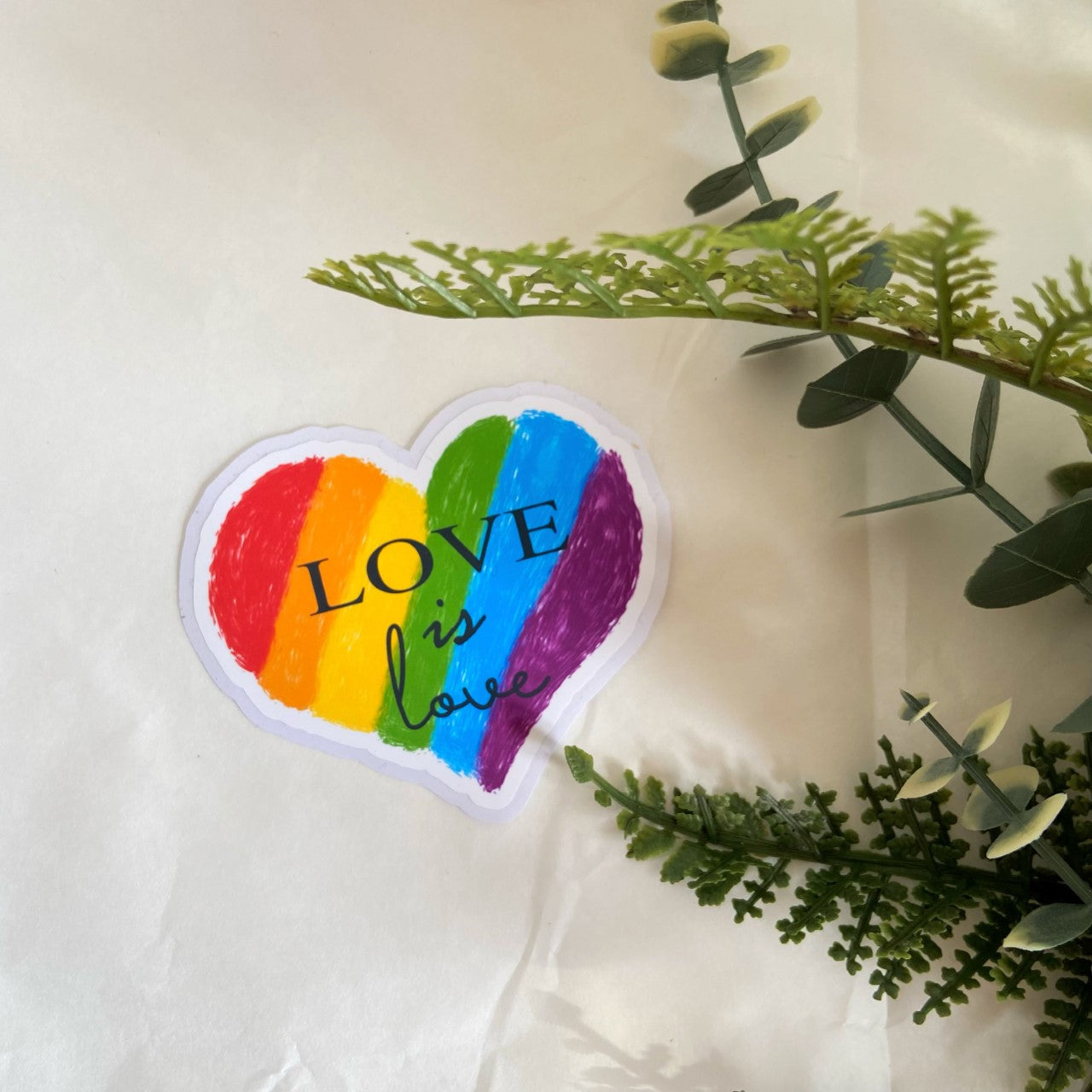 LGBTQ+ sticker - love is love
