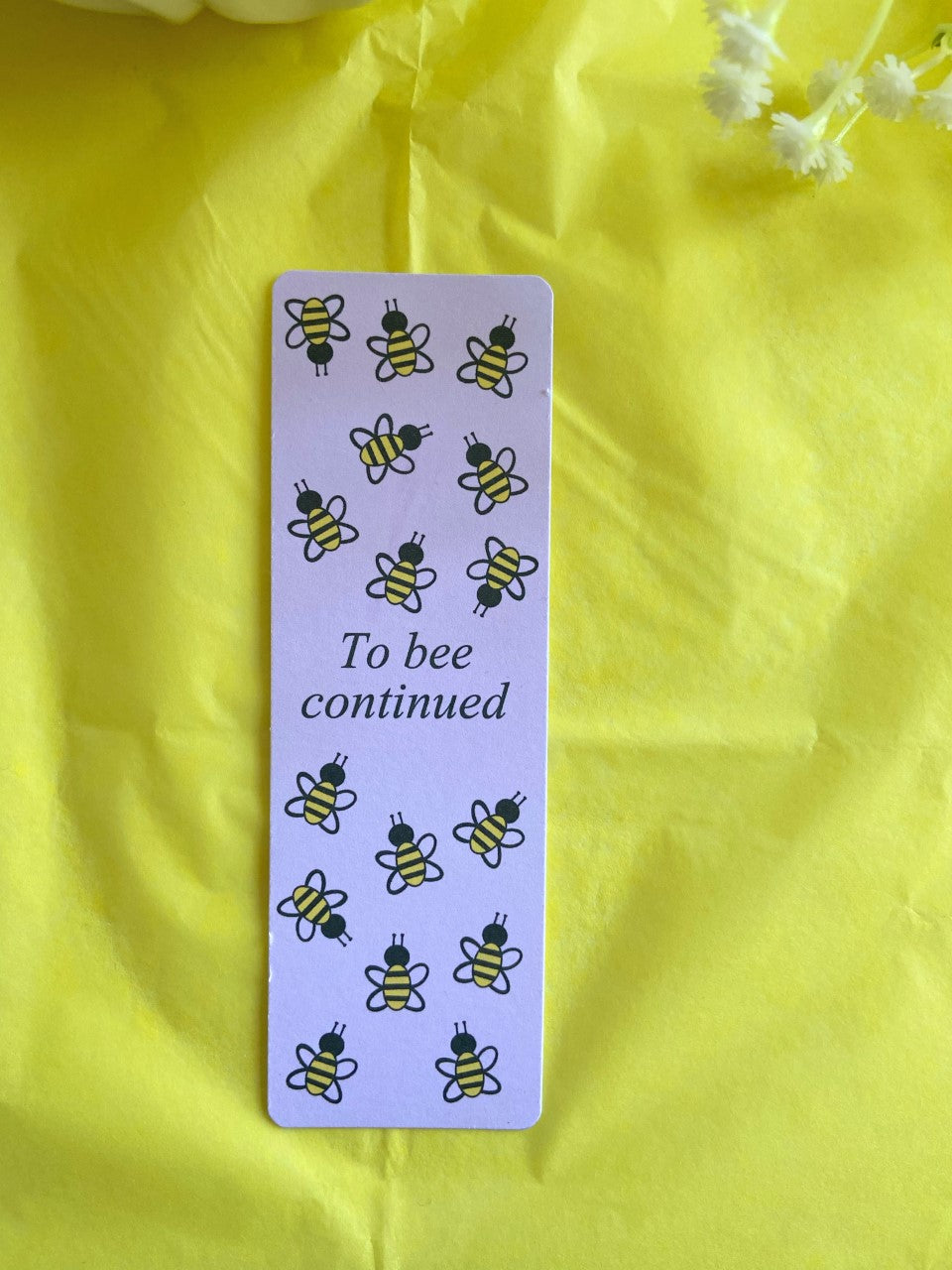 Bogmærke - To Bee Continued