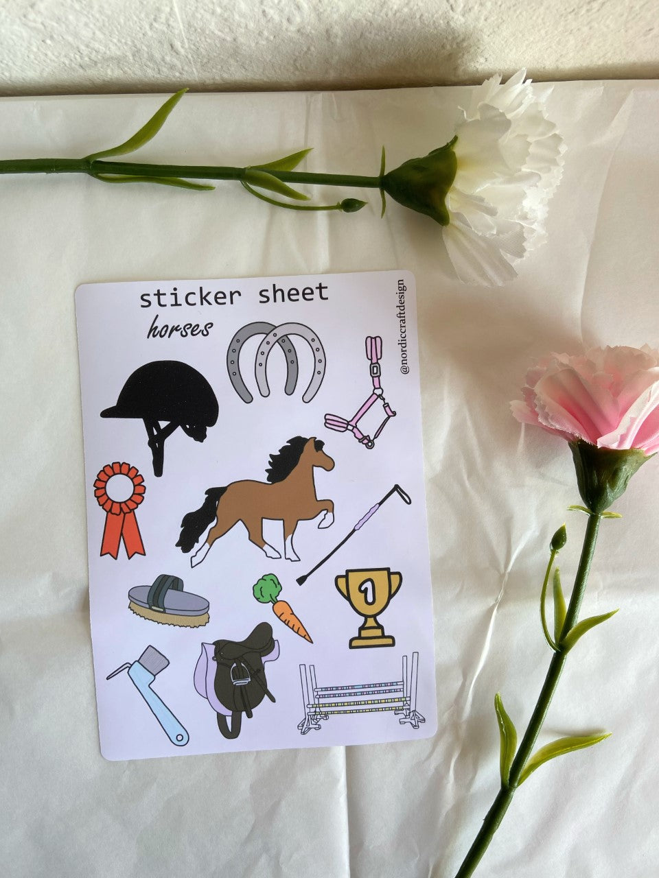 Horses - sticker sheet