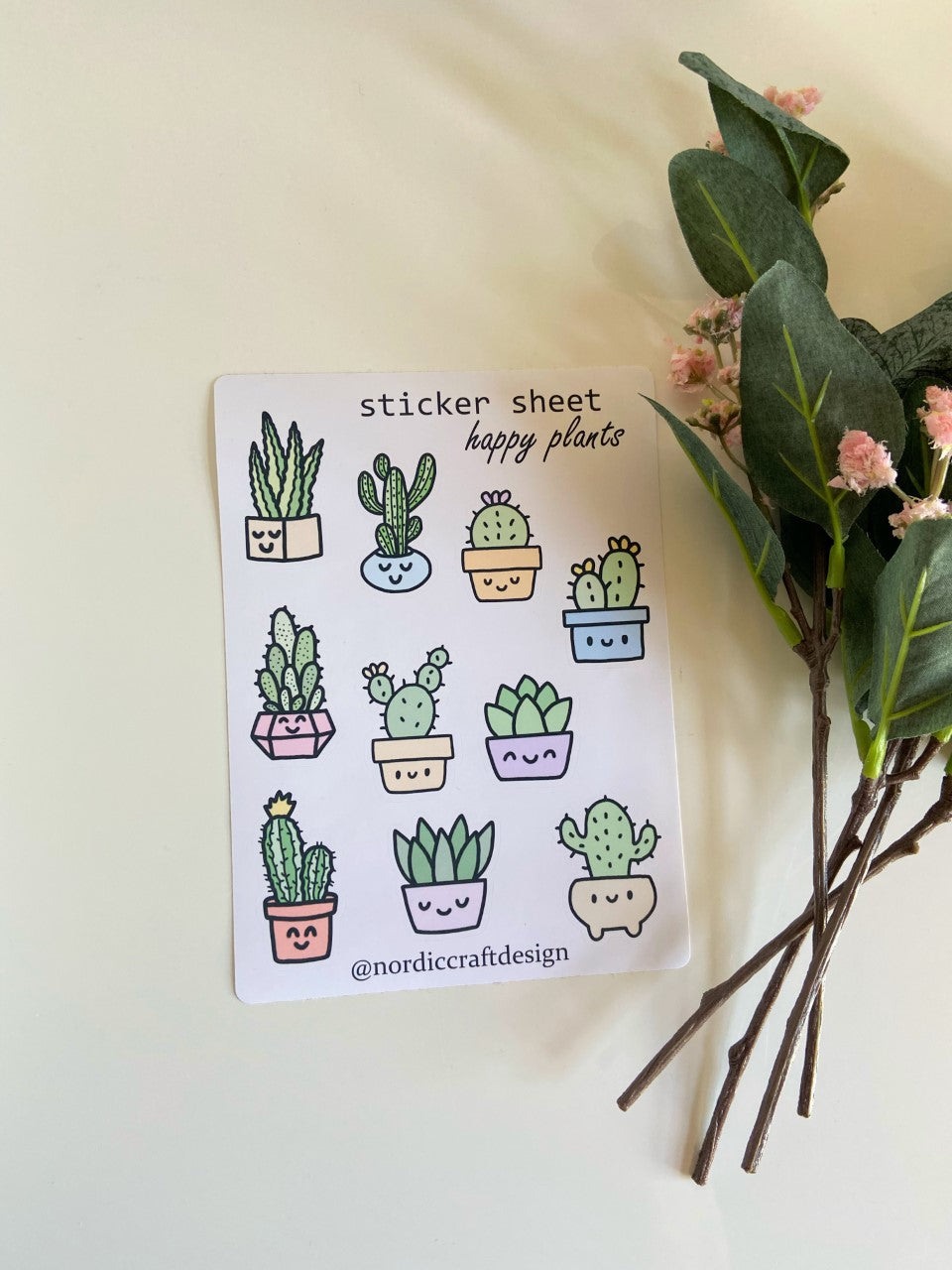 Planter - klistermærkeark