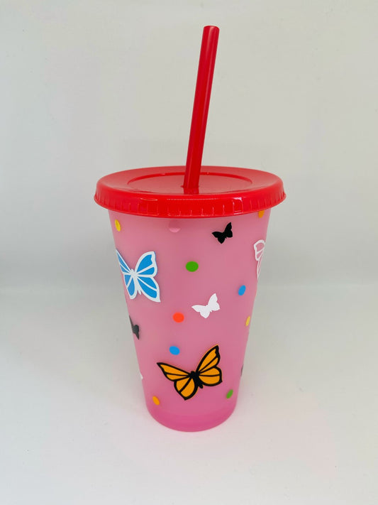 Color changing tumbler