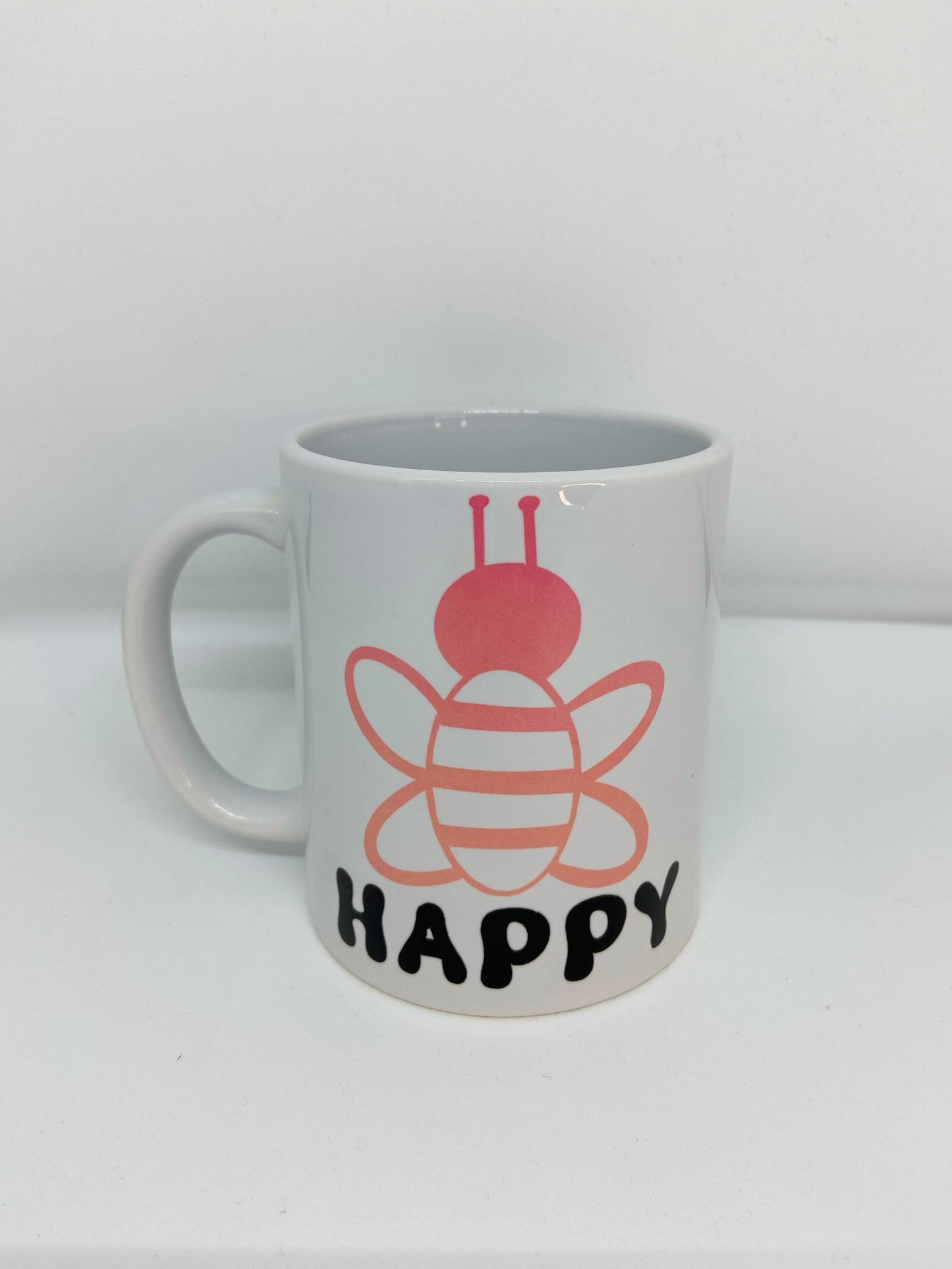 Kaffekrus med bee happy design