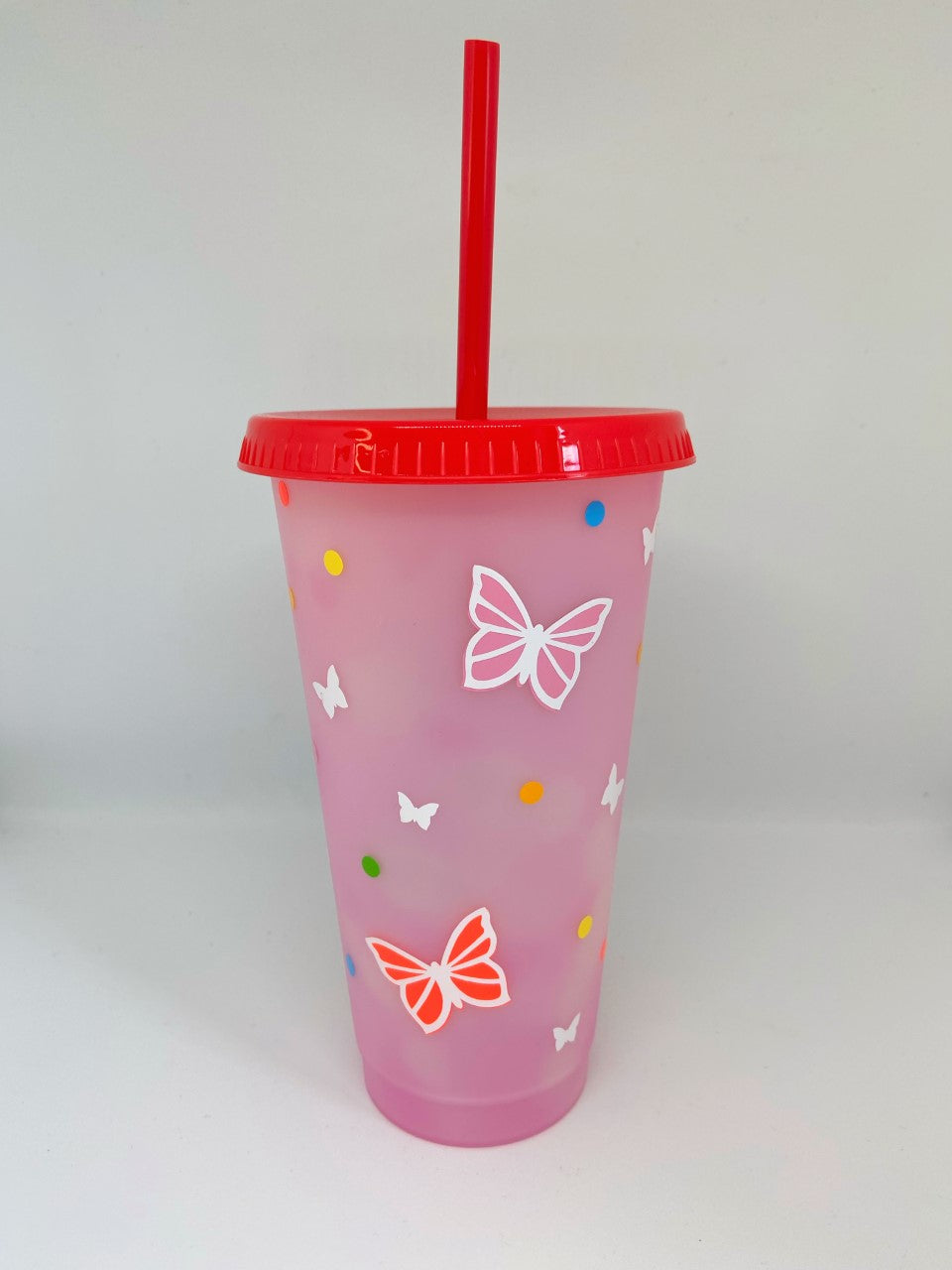 Color changing tumbler