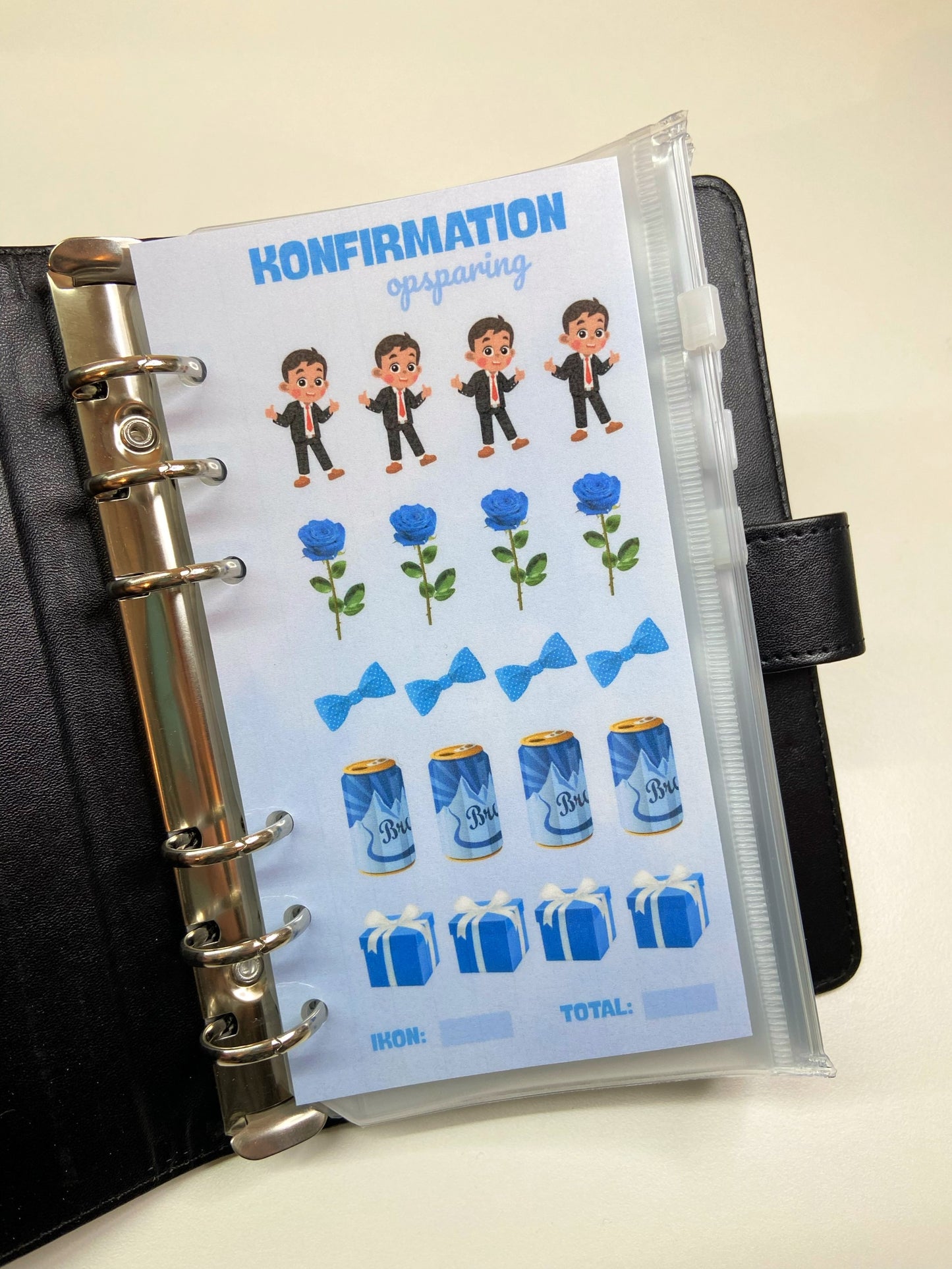 KONFIRMATION OPSPARING - blå