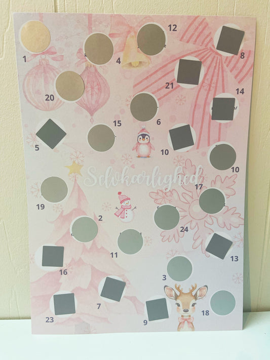 Skrabejulekalender - selvkærlighed - gør noget godt for dig selv