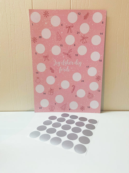 Skrabejulekalender - LAV SELV