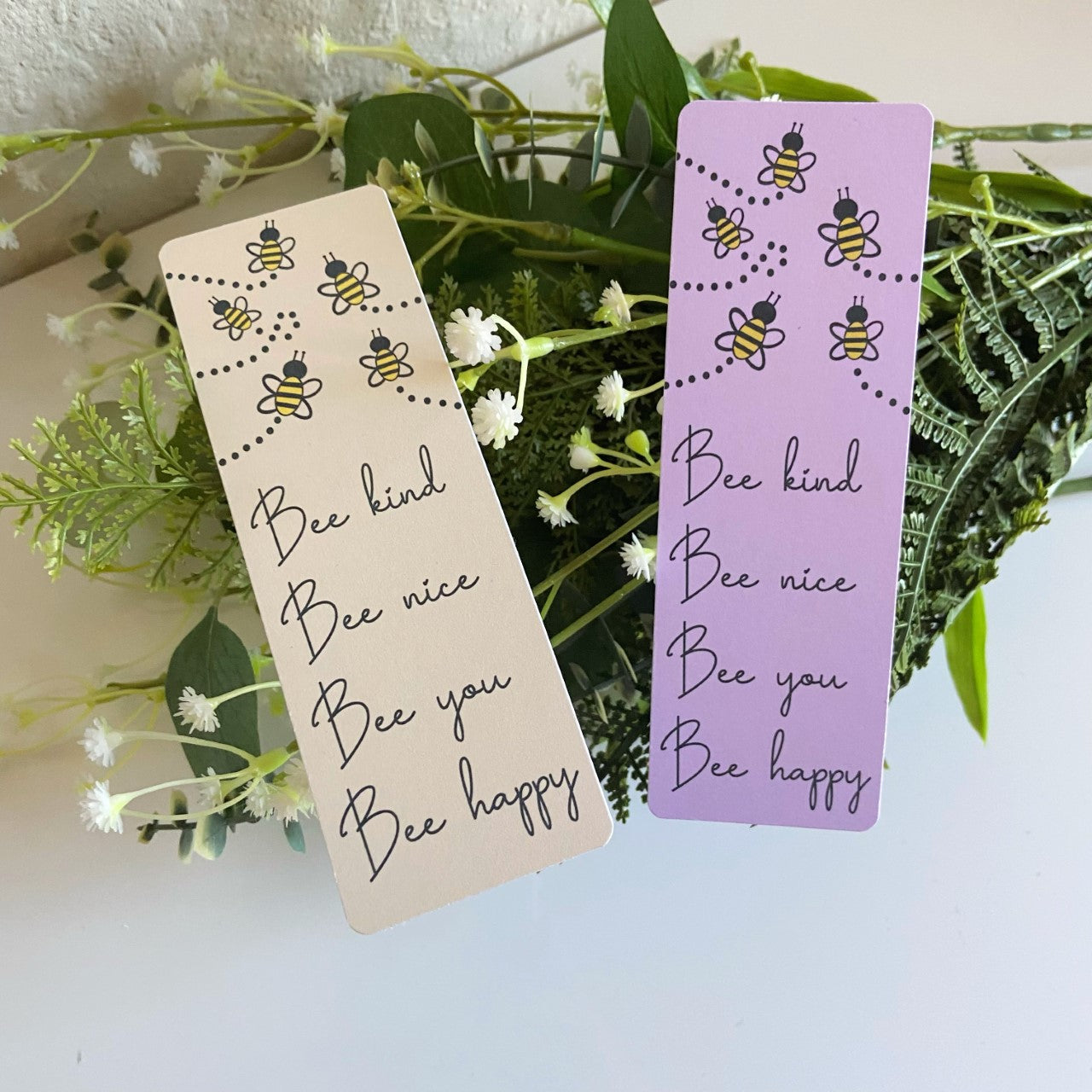 Bookmark with bees 