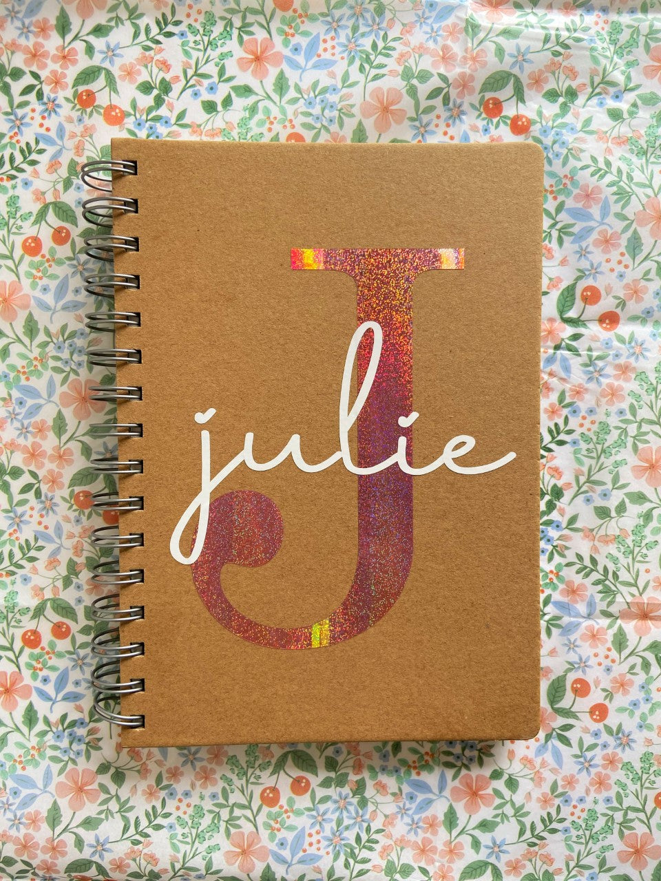 Personlig spiral notesbog – NordicCraftDesign